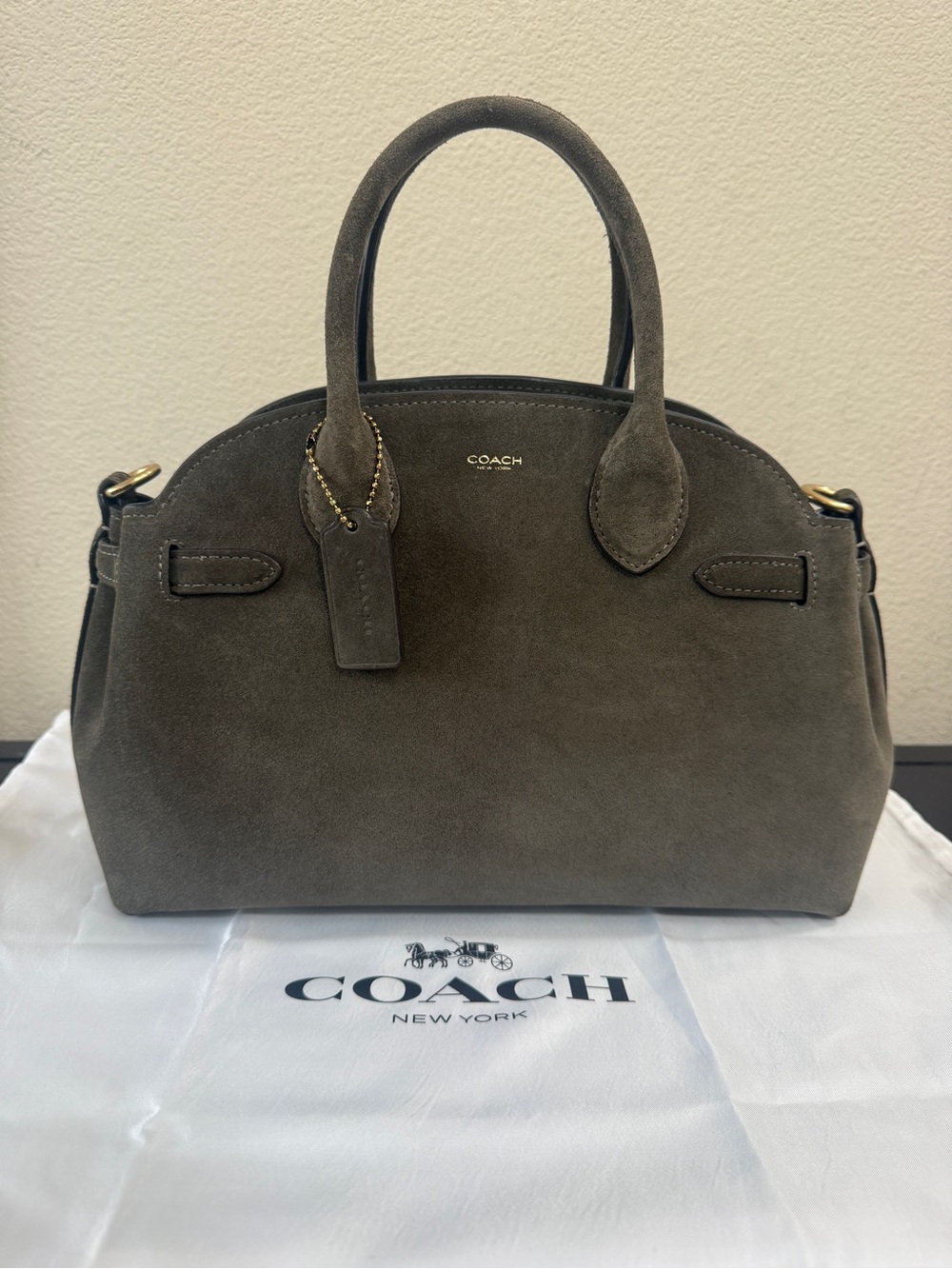 Coach Empire 28 Suede- Like New.